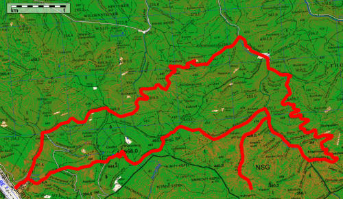 Wanderkarte