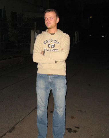 Der wartende Herbstwanderorganisator 2008
