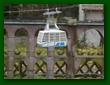 Blick auf die berhmte Gltzschtalgondel vom gegenber schwebenden Hubschrauber aus
